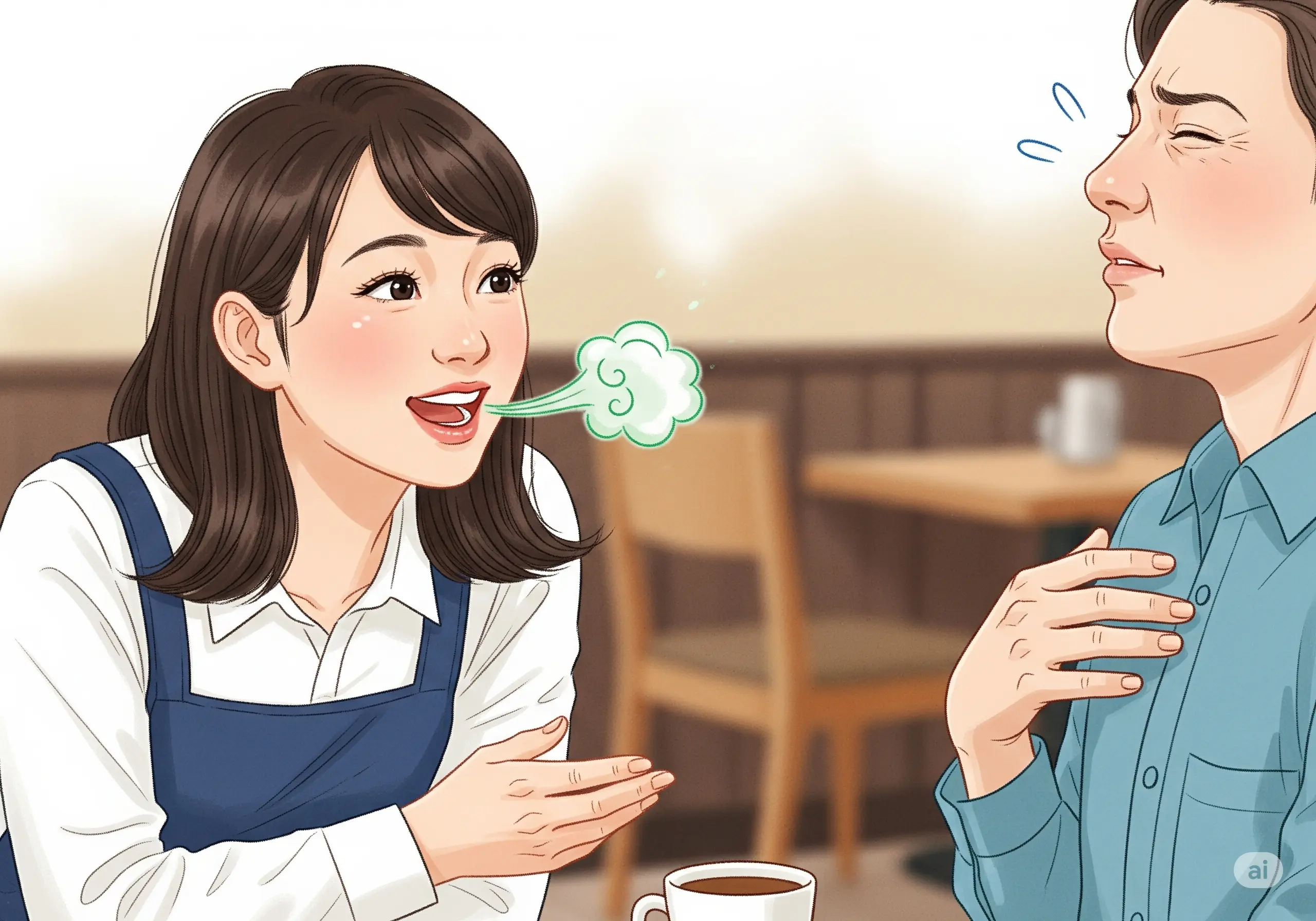 กลิ่นปาก...ไม่ได้มีแค่เรื่องอาหาร! มาดูกันว่าสาเหตุจริง ๆ คืออะไร และแก้ได้ยังไง